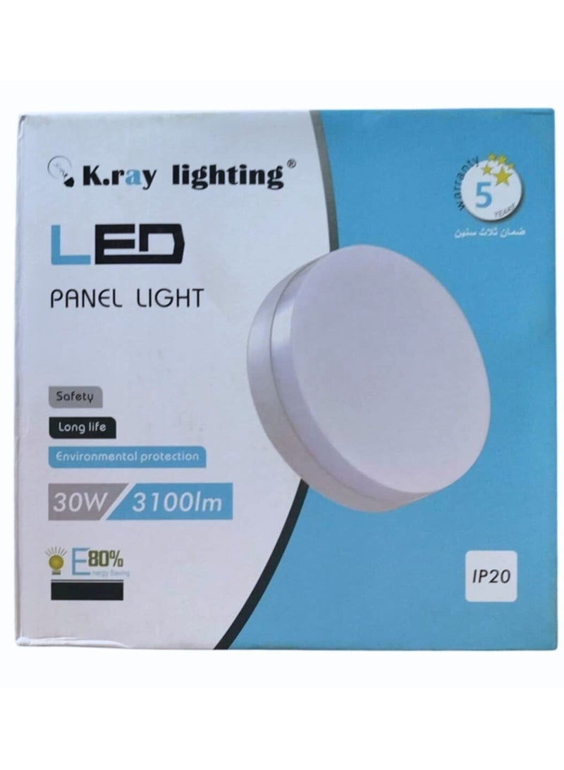 Kray 30W LED Square Surface Panel Light for Ceiling, Highly Efficient 3000K Super Bright and Durable Indoor & Outdoor Lighting. - Image 5
