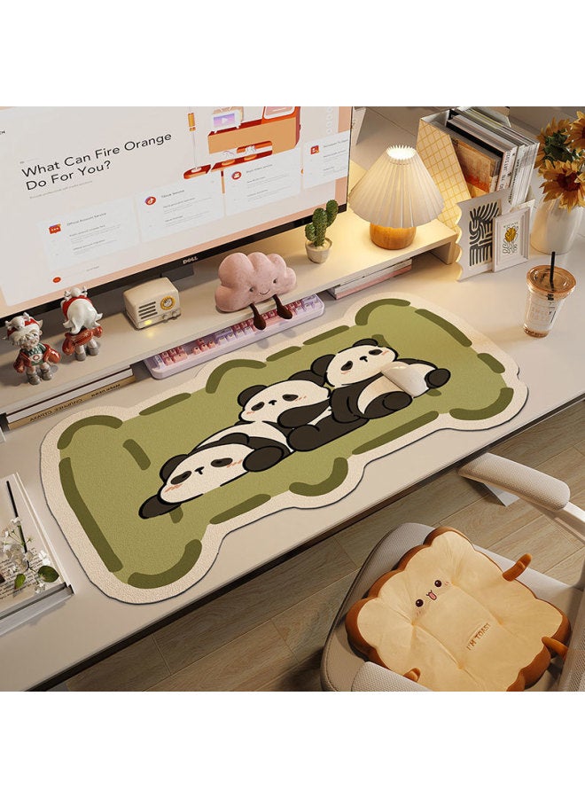 Cartoon Special-Shaped Non-Slip Mouse Pad Home Oversized Office Desk Pad Student Dormitory Cute Wear-Resistant Computer Keyboard Pad-Color:40*60cm [upgraded Mouse Pad-anti-slip And Comfortable]-Pattern:Pink Rabbit Sauce  - Image 4