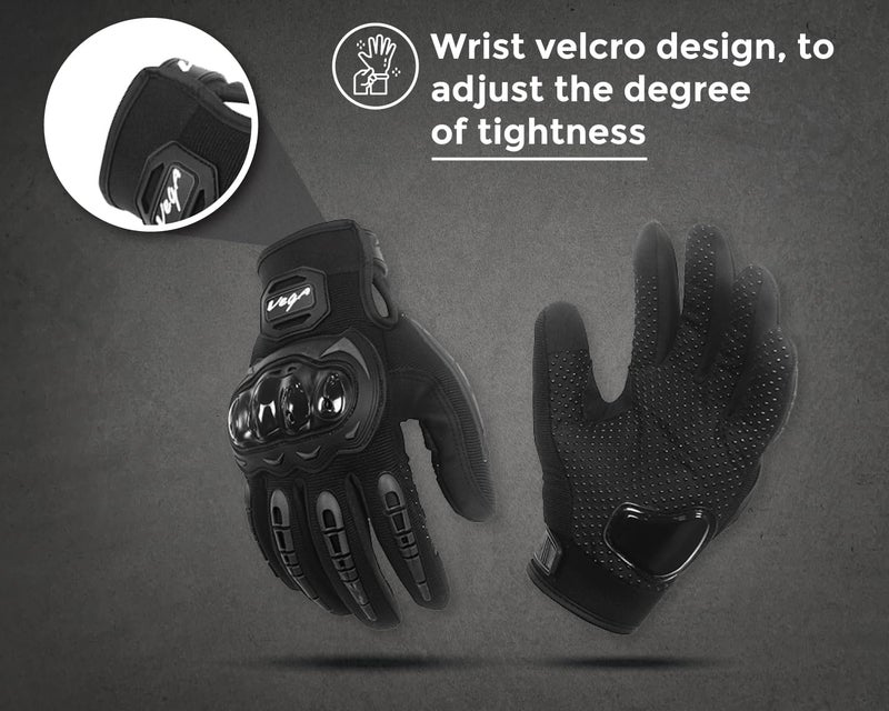 Vega Mesh VGL-17 Grey Cycling Riding Gloves-L, Climbing - Image 4