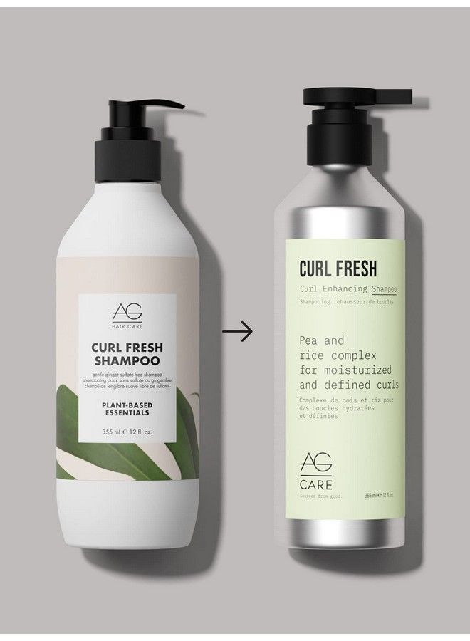 AG Care Curl Fresh Shampoo 12 Fl Oz - Image 2