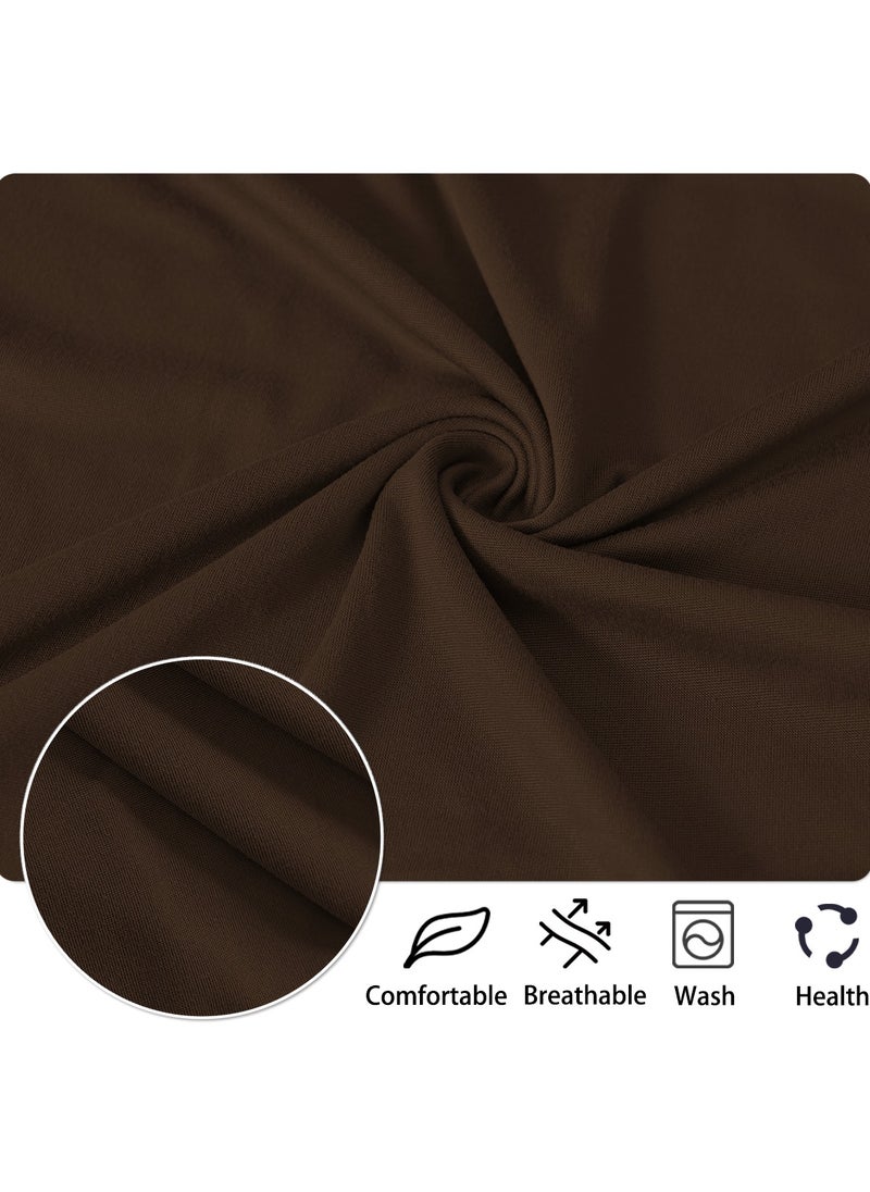 DUNISO Gaming Chair Covers Stretch Washable Computer Chair Slipcovers for Armchair, Swivel Chair, Reclining Racing Gaming Chair,Computer boss Chair ( Dark Brown)  - Image 4