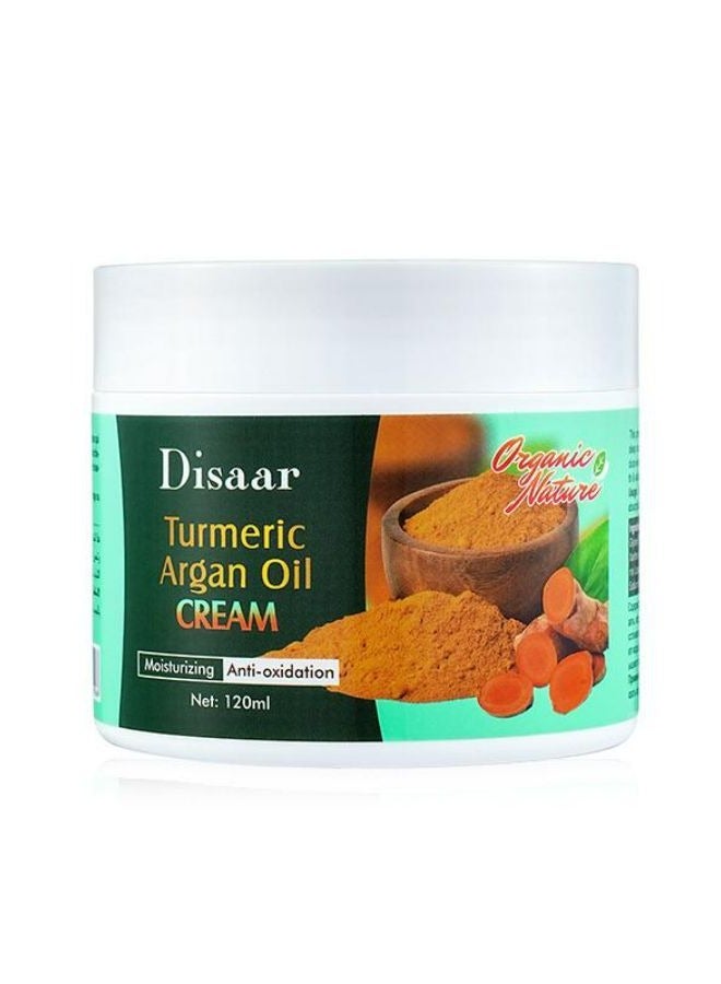 Disaar Turmeric Argan Oil Face Cream Anti Aging Facial Cream Skin Care Whitening Skin Cream 120 ml - Image 2