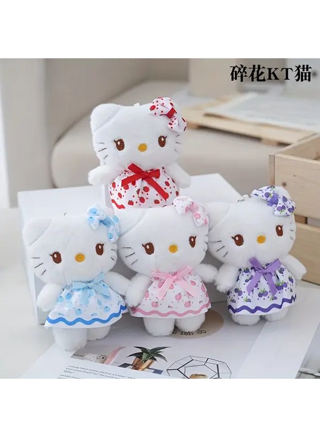 هيلو كيتي زهري أزهار دمى ناعم بولياميد لطيف كرتون كلب مضغ هدية - Image 2