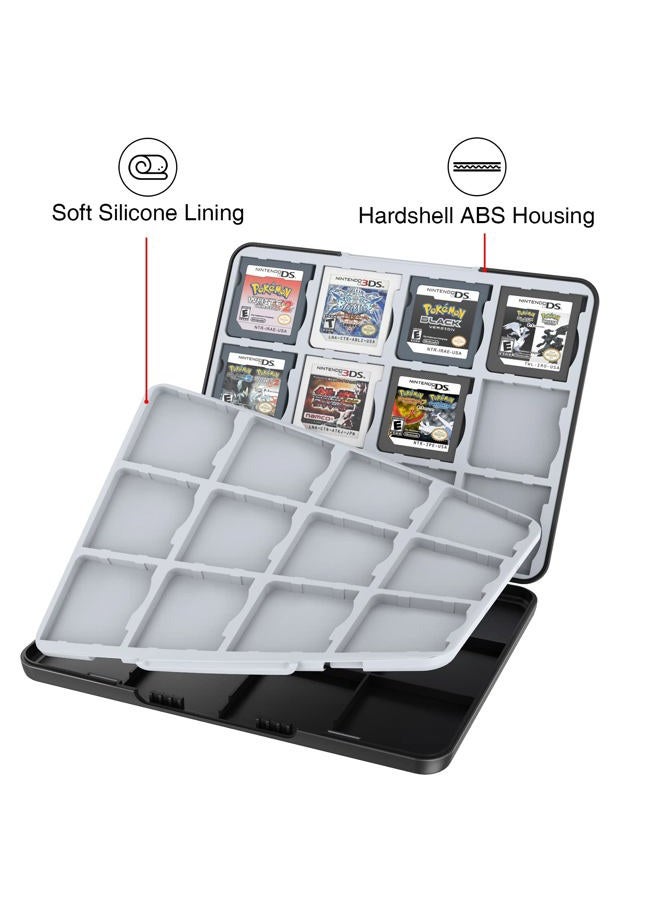 HEIYING Game Card Case for Nintendo 3DS 3DSXL 2DS 2DSXL DSi DS, Portable 24 Game Card Slots (Black) - Image 4