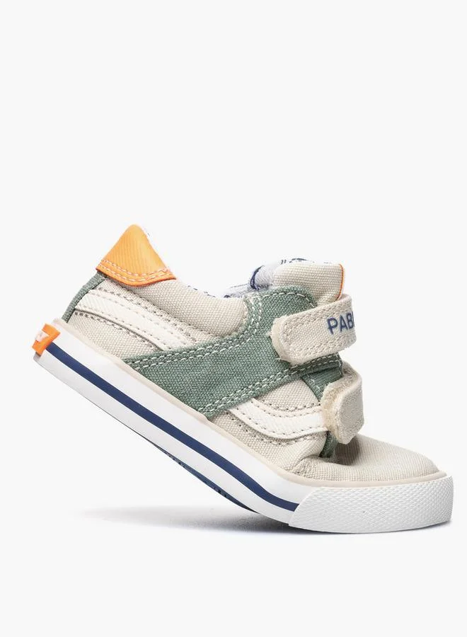 Pablosky Canvas Sneakers With Hook & Loop Closure