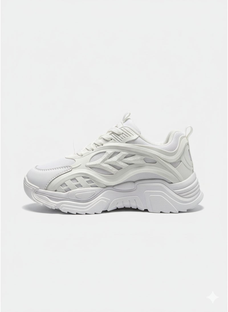 فيبراندا حذاء رياضي عصري للنساء L-546-ابيض - Image 4