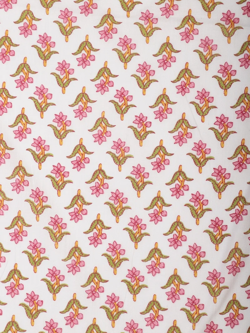 AKS  Floral Cotton Print Fabric for Crafting  | Best Price UAE