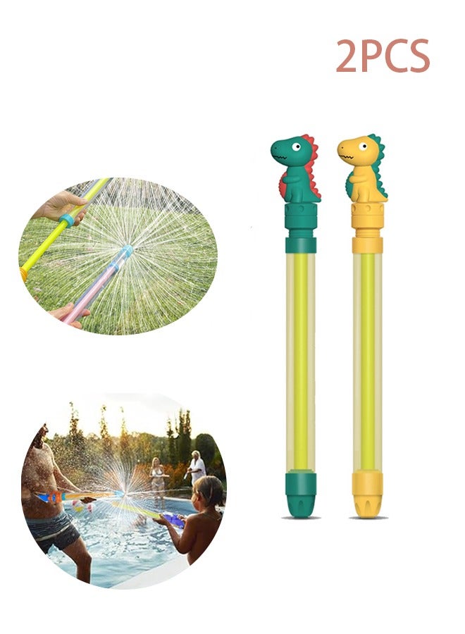 Swimming Water Gun Toy, 2 Pieces Dinosaur Water Gun Pool Toy, Outdoor Water Pistol Beach Shooting Toy, Summer Foam Water Toy Shooter, Color Random  - Image 1