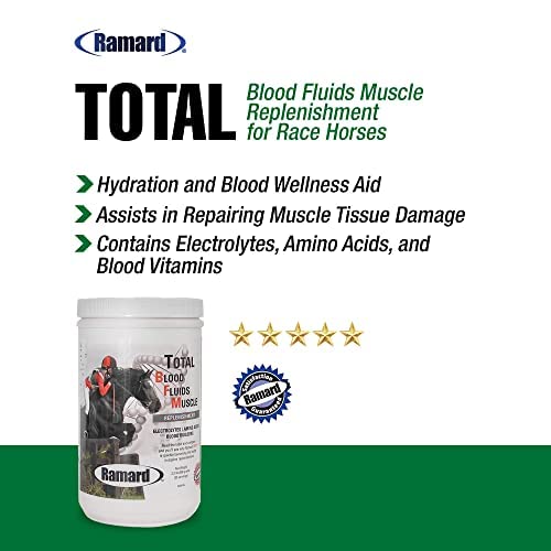 Ramard Muscle Builder & Blood Replenishment for Race Horses - Equine Electrolytes, Blood Builder, Muscle Up, Probiotics - High-Performance Powder Supplements - 2.3 lbs Jar (Size: 2.3 lbs) - Image 2