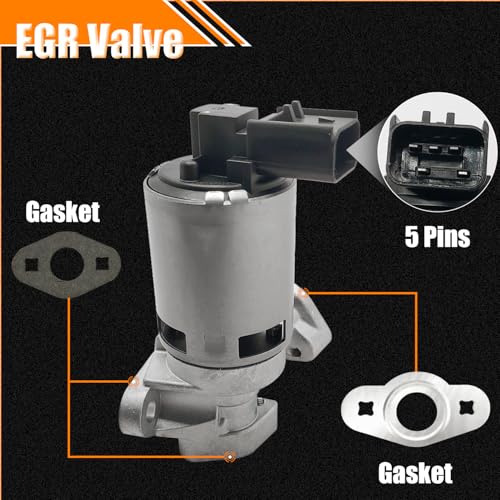 Quivimoro EGR Valve 4591940AB Replacement for 2005-2010 Chrysler 300 Sebring, for 2008-2010 Dodge Avenger 2006-2010 Charger, for 2005-2008 Magnum, for 2006 Dodge Stratus EGR Valve Replaces 4593563AA, 4593820AB - Image 4