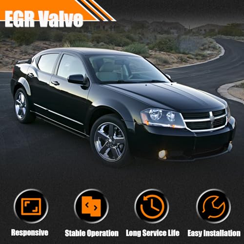 Quivimoro EGR Valve 4591940AB Replacement for 2005-2010 Chrysler 300 Sebring, for 2008-2010 Dodge Avenger 2006-2010 Charger, for 2005-2008 Magnum, for 2006 Dodge Stratus EGR Valve Replaces 4593563AA, 4593820AB - Image 5