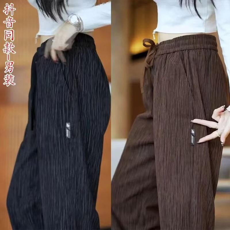 American Style Pants Men'S Straight Loose Sweat Pants Fashion Brand Boys Sports Casual Long Pants - Image 5