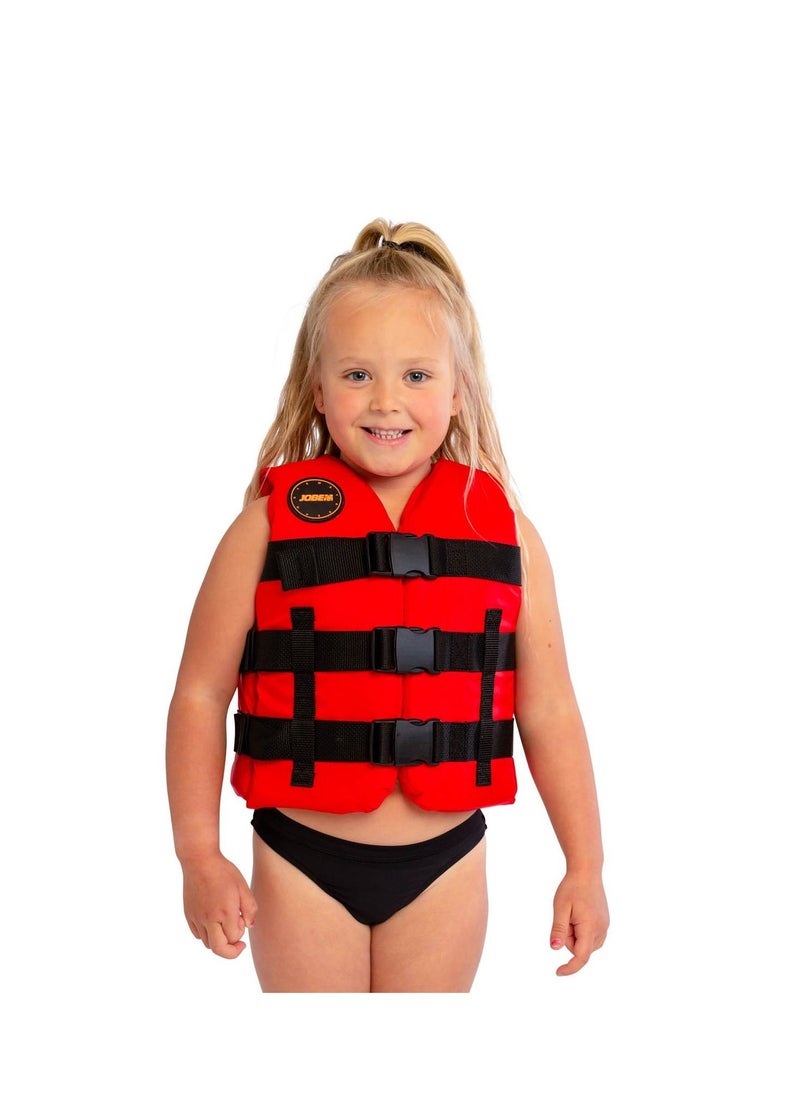 JOBE Nylon Life Vest Kids Red  - Image 1