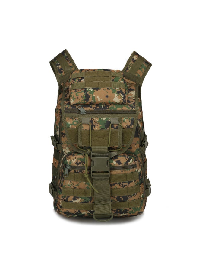 Generic Outdoor Tactical Backpack Waterproof Mountaineering Bag Hiking Camouflage Backpack Men's X7 Swordfish Bag Wear-resistant Backpack-Color:CP-Capacity:36-55L  - Image 2