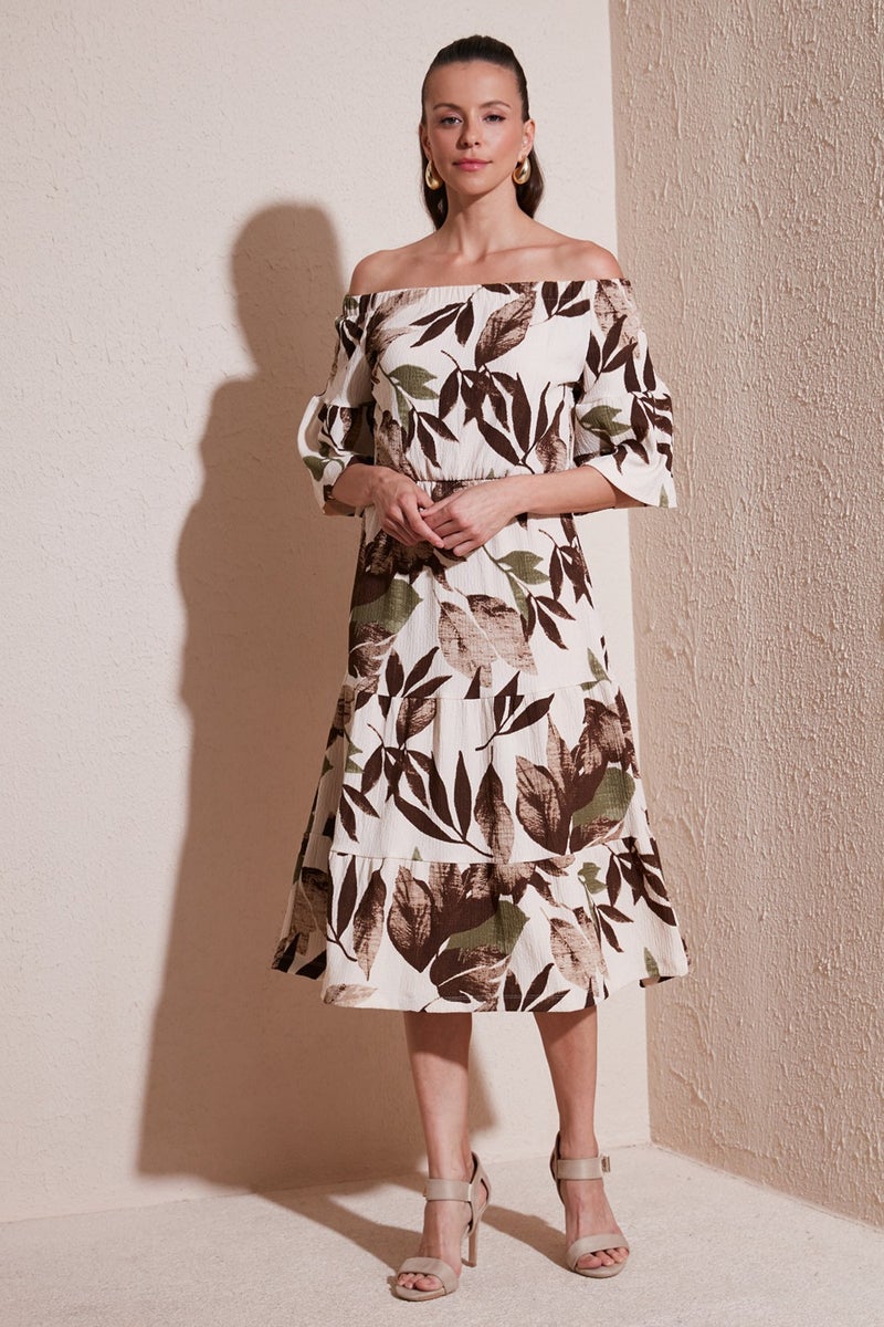Lela Floral Off-Shoulder Dress  - Image 2