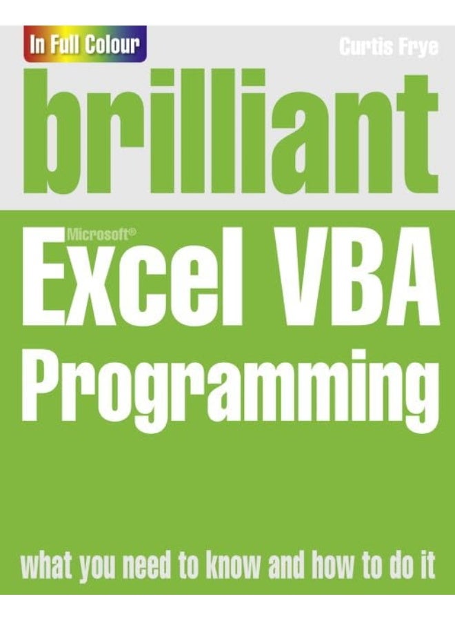 Brilliant Excel VBA Programming