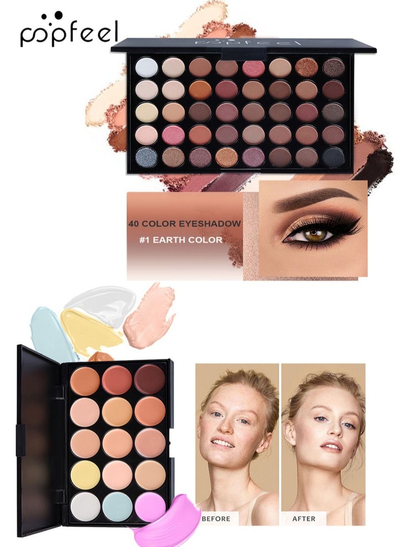 بوب فيل طقم مكياج شامل متعدد الاستخدامات مجموعة مكياج احترافية مصممة للنساء مجموعة كاملة من الضروريات للمبتدئين والمحترفين 25 قطعة - Image 5