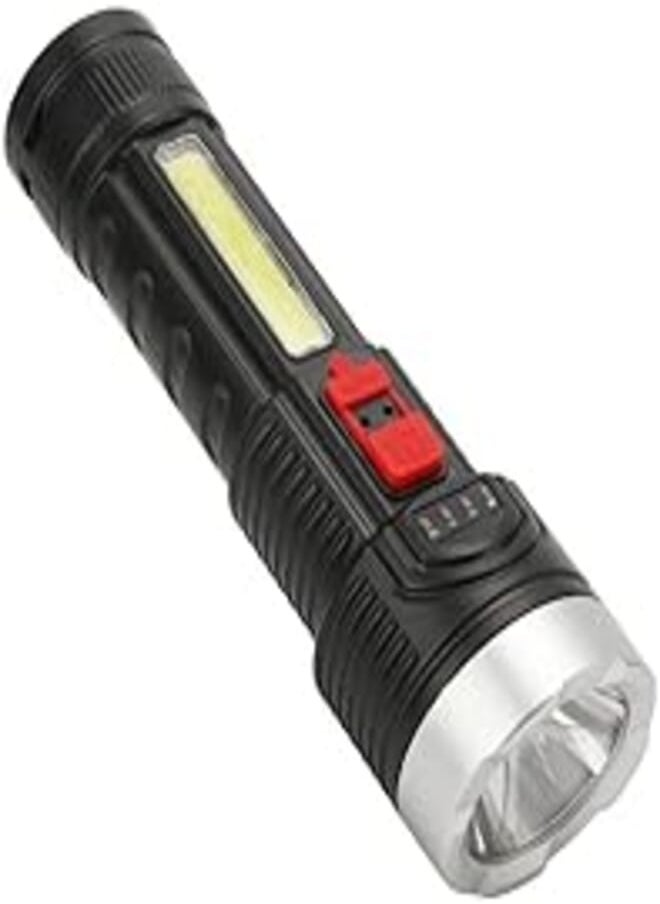Generic Multifunctional Portable Electric Flashlight with 4 Modes Emergency Light for Camping 