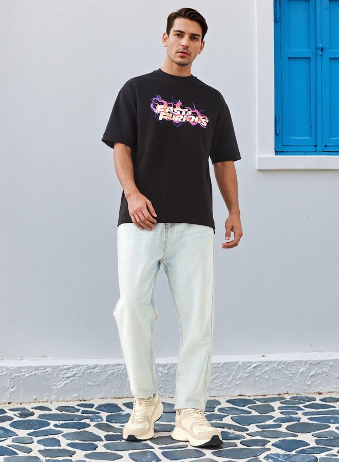 SP Characters Fast and Furious Print T-shirt - Image 2