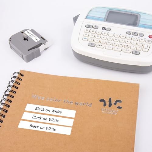 WEEMAY ويماي 3 عبوات متوافقة مع شريط استبدال M-K231 لبراذر M-K231s 12 مم 0.47 أبيض لطابعة الملصقات PT-90 PT-80 PT70BM PT-85 PT-M95 PT65، مثالي للمنزل والمكتب والمدرسة - Image 2