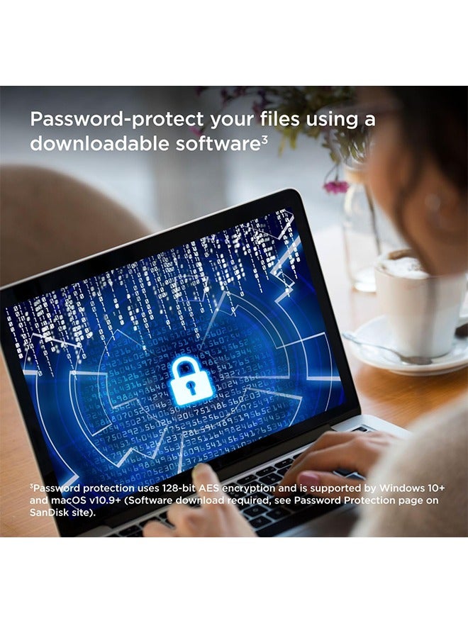 128GB USB 3.2 Gen 1 Flash Drive, Ultra Luxe High-Speed Metal USB Stick, Portable Data Storage Device – Silver - Image 5