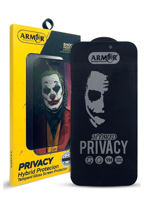 Privacy Screen Protector for Apple iPhone 16 Pro Max 6.9-inch Black