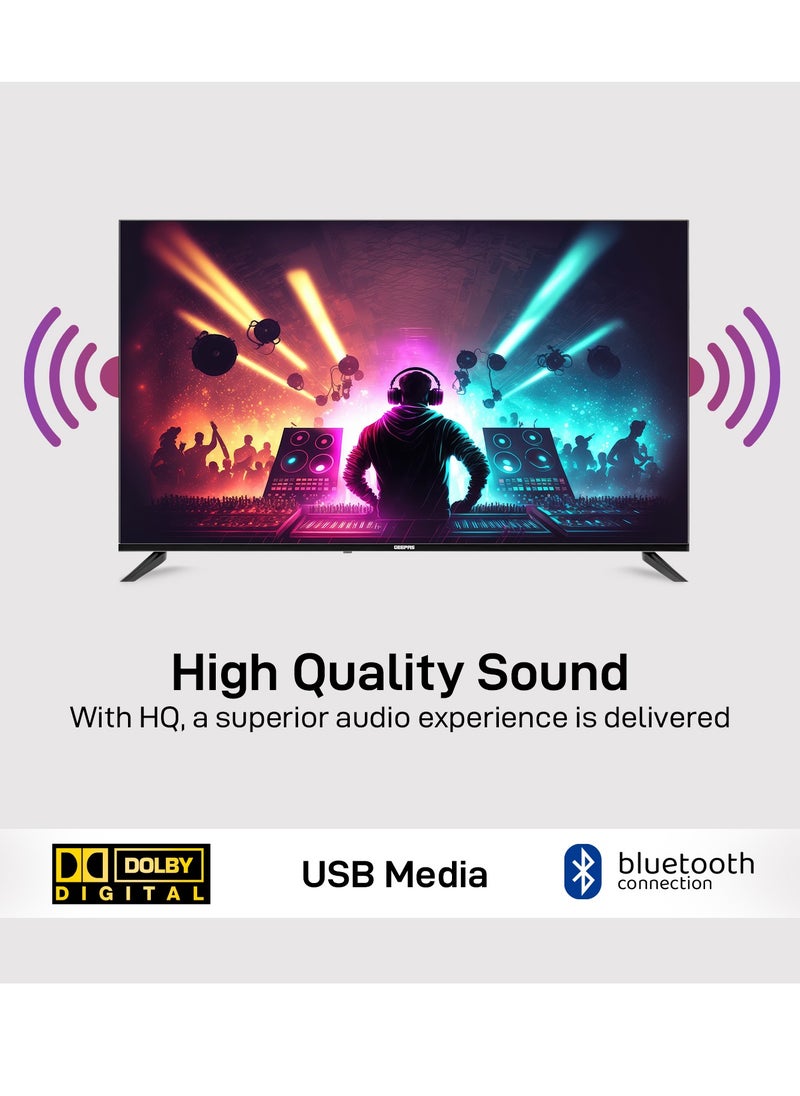 GEEPAS Geepas 50" Google TV- GLED5006SGXHD| Dolby Audio, Ultra HD LED TV, Built In Chromecast| With Remote Control, HDMI and USB Ports| Licensed Contents and Pre-Installed Apps, Wi-Fi and Screen Sharing  - Image 4