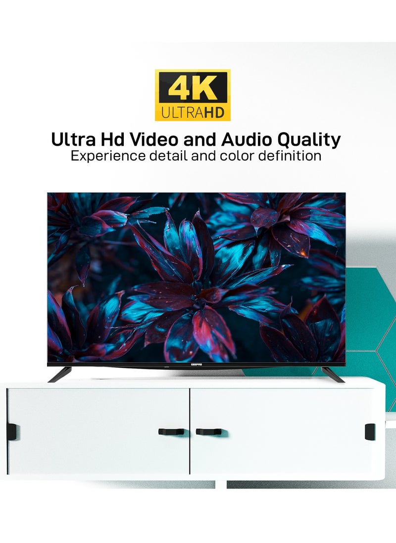GEEPAS Geepas 50" Google TV- GLED5006SGXHD| Dolby Audio, Ultra HD LED TV, Built In Chromecast| With Remote Control, HDMI and USB Ports| Licensed Contents and Pre-Installed Apps, Wi-Fi and Screen Sharing  - Image 5