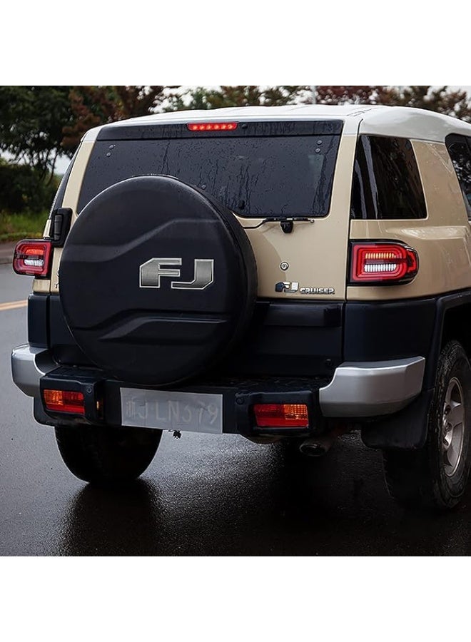 Tail Lights for FJ Cruiser 2007-2017 LED DRL (Black Smoke) - Image 4