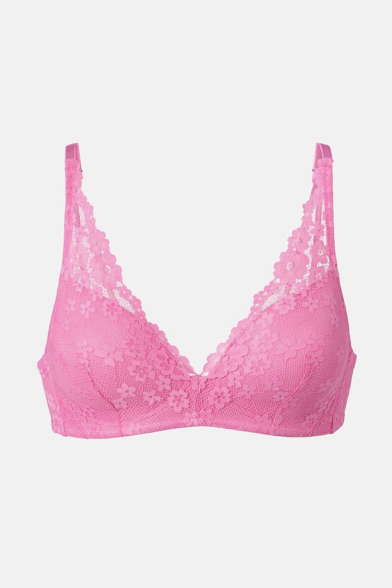 Tchibo سوتيان نسائي مزود ببطانة خفيفة بدون سلك، وردي - Image 3