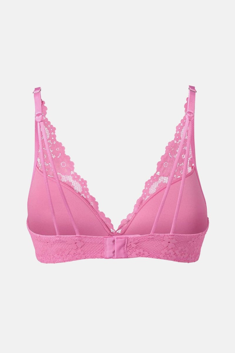 Tchibo سوتيان نسائي مزود ببطانة خفيفة بدون سلك، وردي - Image 2