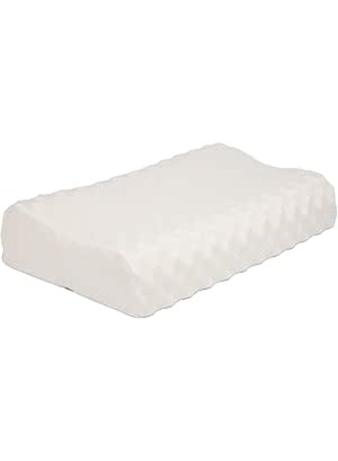 وسادة مساج من اللاتكس الطبيعي - مخدة مريحة للرقبة مع غطاء قابل للفك - قماش ناعم وصديق للبشرة - مثالية للاستخدام اليومي وتخفيف الآلام - Image 2