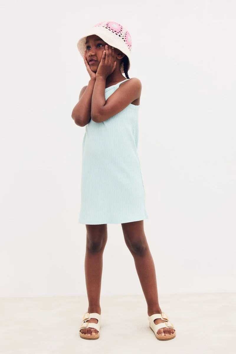 H&M Ribbed strappy dress