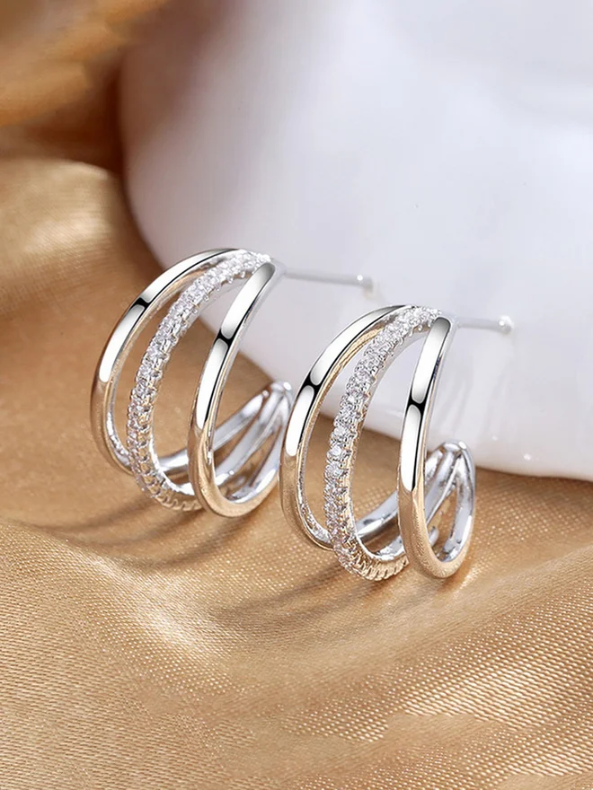 Triple Hoop Earrings