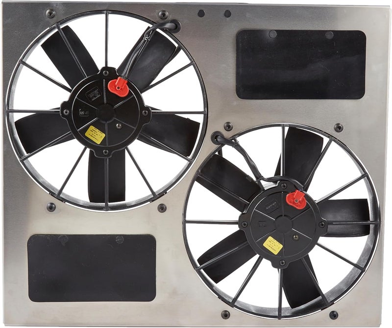 Derale Performance 16830 High Output Dual Radiator Fan Assembly - Image 2