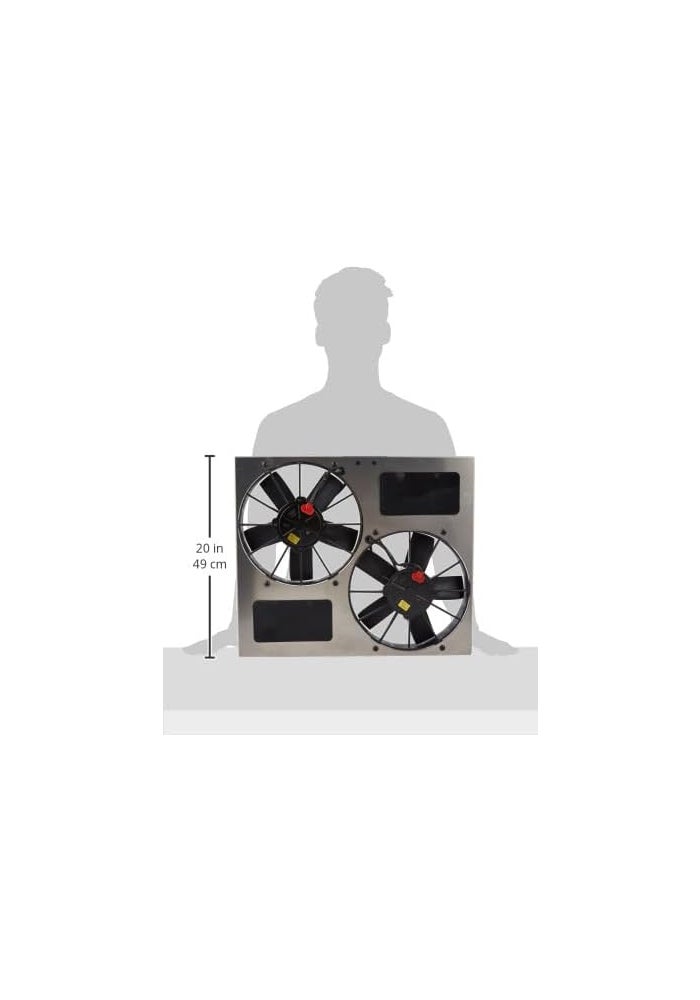 Derale Performance 16830 High Output Dual Radiator Fan Assembly - Image 5