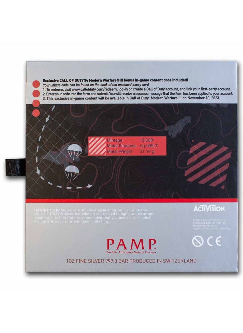PAMP Suisse Call of Duty MWIII Proof-Like Silver 1 oz - pzsku/Z1884DB44202EEDAE7A24Z/45/_/1709639846/69af169e-a886-460f-be7b-99b93cb16574