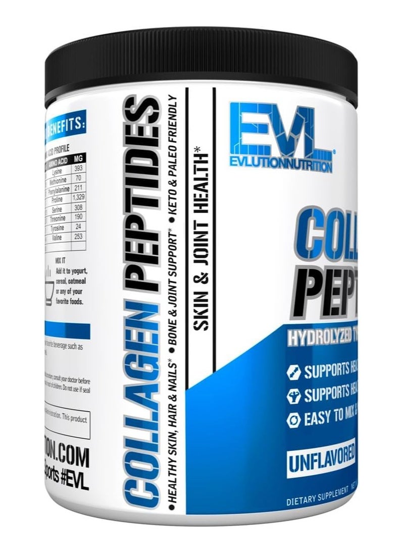 EVLUTION NUTRITION Collagen Peptides Hydrolyzed Type I & III Collagen Unflavored 11.64 oz (330 g)  - Image 3