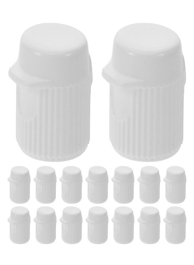 OFFSCH Toothpaste Cap Flip Lid Self-Closing Toothpaste Cover for Travel Compact Plastic Tops for Ointments Creams - Image 1
