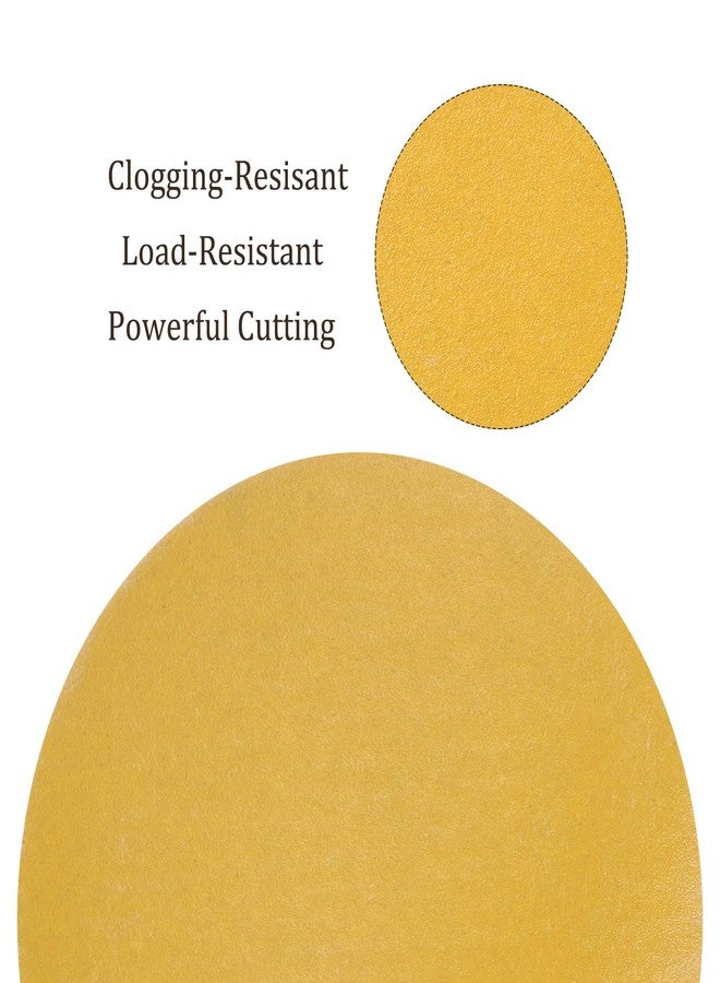 Kozelo 50pcs No Hole Sanding Discs- [ 3 Inch 500 Grit ] Round Hook and Loop Grip Sanding Pads Sheet Sandpaper for Automotive Woodworking Metal Polishing Use| Gold, Aluminum Oxide - Image 5