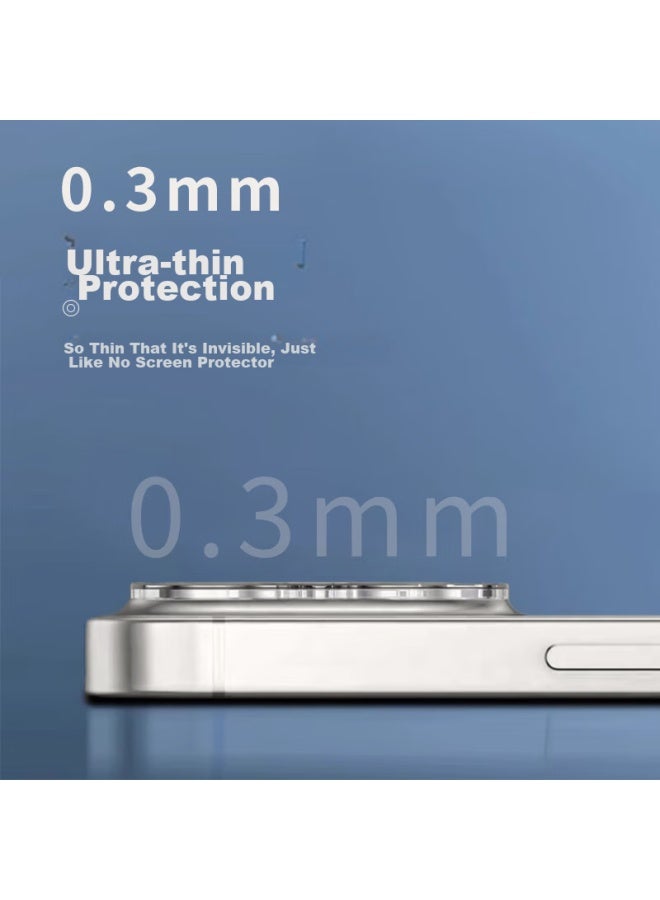 YIOU Yi'ou Iphone 16 Pro Max Camera Lens Protector, Iphone 16 Pro Rear Camera Anti-drop Film, Integrated Protective Film, High-definition Anti-drop Wear-resistant, Transparent - Image 5