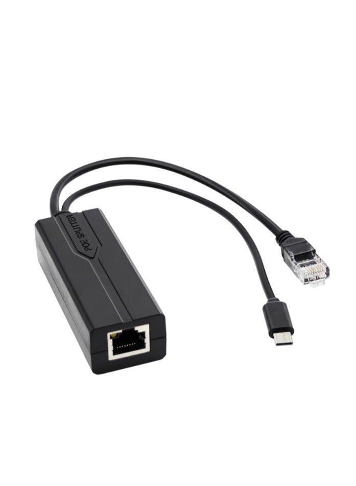 Reacon Type C PoE Splitter 5V 3A, IEEE 802.3(AF/AT) Standard, 10/100/1000Mbps Type C Power Over Ethernet Splitter With RJ45 port And TYPEC Port - Image 1