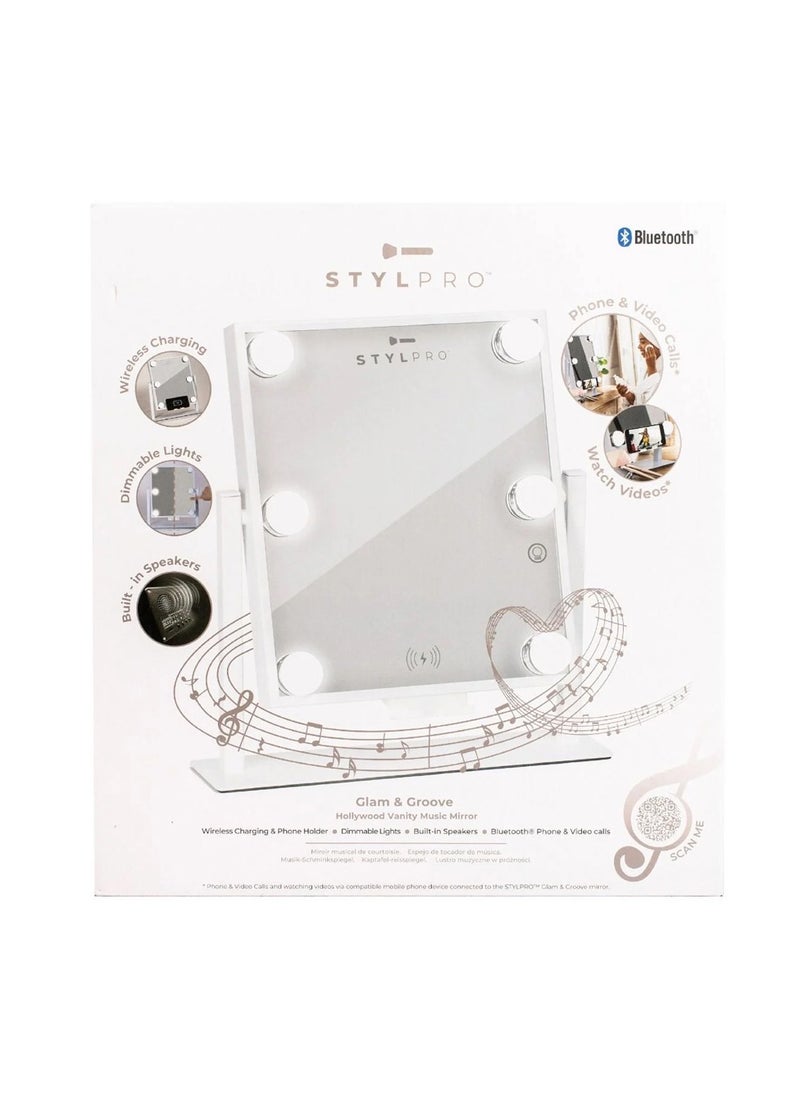 stylPro Stylpro Glam & Groove Vanity Music Mirror  - Image 3