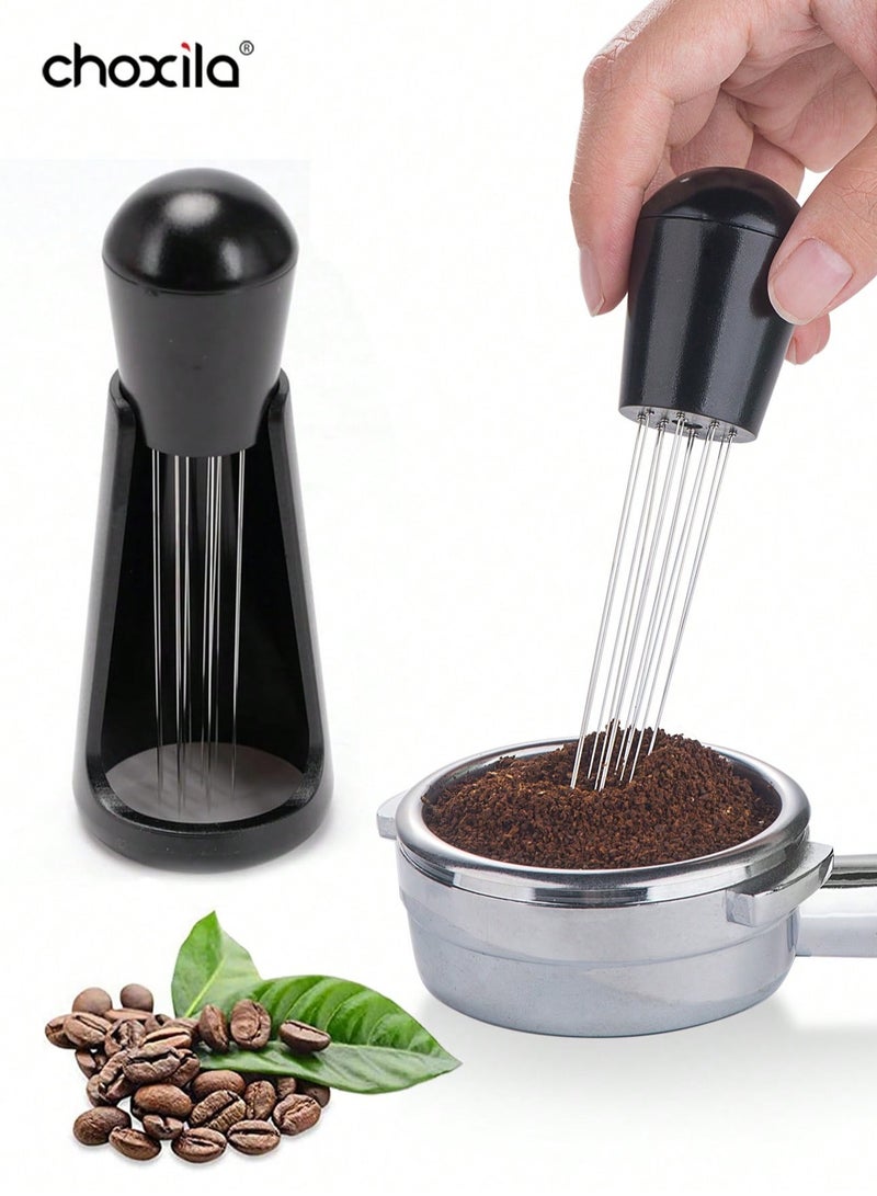 choxila 16pcs/set V60 Coffee Set with Travel Box, Size 02 Drip Coffee Kits, Pour Over Coffee Maker Set, Party   Holiday Festival Gifts, Portable Coffee Camping Set, Travel Coffee Accessories Tools, Included 600ml Large   Coffee Kettle, Thermometer, 600ml Glass Coffee Pot with V02 Dripper, Ceramic Coffee Cup, Coffee Filter   Paper, Manual Coffee Grinder, Coffee Scale, Coffee Spoon, Coffee Canister, Spray Bottle, Coffee Beans Tray,   Coffee Mat, Cleaning Brush and Air Blower, Coffee Stirrer Tool - Image 5