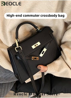 REOCLE Women's Handbags Crossbody Bags Top Handle Satchel with Detachable Strap Luxury Tote Work Bag PU Fashion Designer Handbags Purses  - Image 3