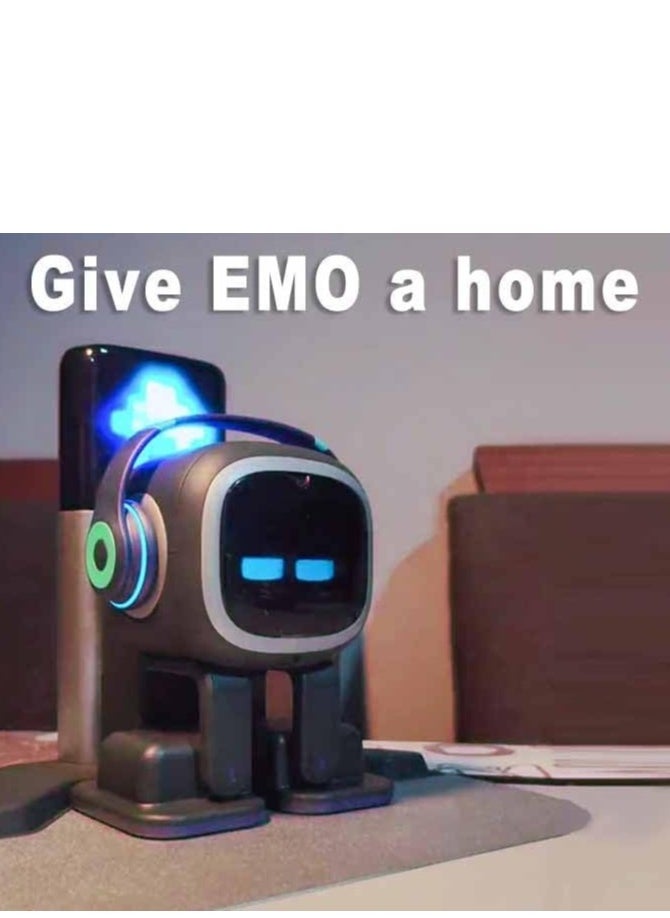 Emo Go Home your Ai Desktop Companion and Pet Comes with Advanced Ai features  and self charging and discharging abilities.