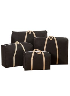 Jorunb 4 Pack Moving Bags, Moving Supplies, Moving Boxes, College Packing Storage Boxes, Heavy Duty Totes, Extra Large, Sturdy Handles, Zipper, for Packaging (4 Pack)  - Image 1