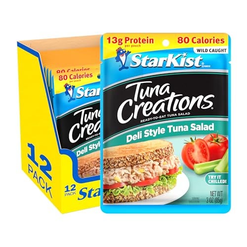 StarKist Tuna Creations Deli Style Tuna Salad Pouch 3 oz  12 Pack Wild Caught High Protein Shelf Stable Seafood Gluten Free Soy Free No Draining Ready to Eat for Salads and Sandwiches - Image 1