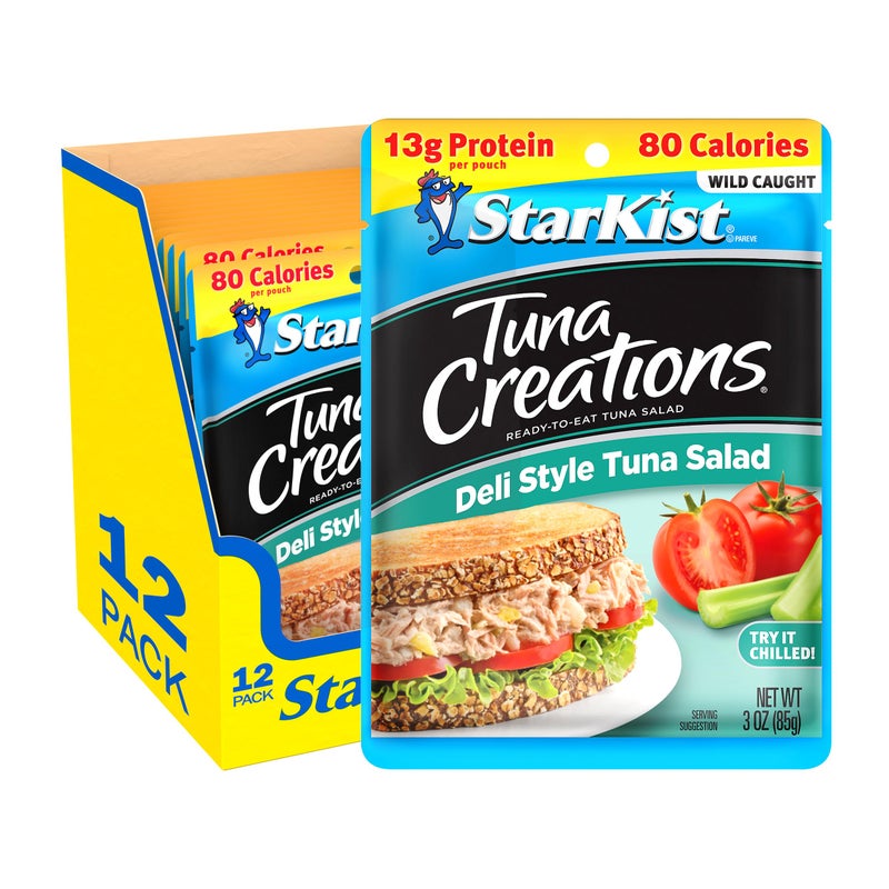 StarKist Tuna Creations Deli Style Tuna Salad Pouch 3 oz  12 Pack Wild Caught High Protein Shelf Stable Seafood Gluten Free Soy Free No Draining Ready to Eat for Salads and Sandwiches - Image 3
