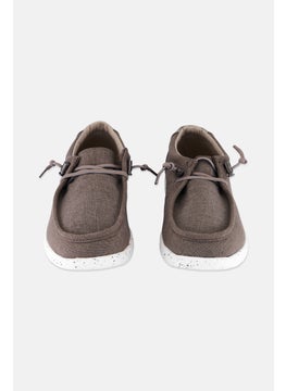 Sun Stone Men Medium Brian Lace Up Casual Shoes, Grey  - Image 4